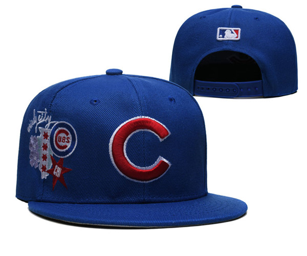Chicago Cubs Stitched Snapback Hats 019